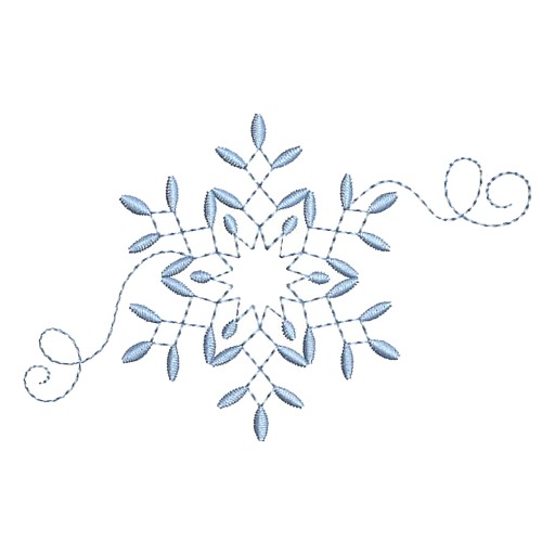 snowflake machine embroidery design needle passion embroidery npe